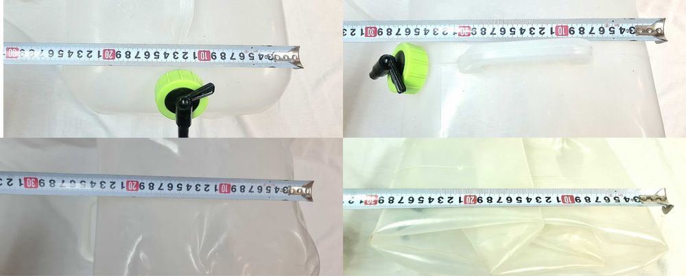 Сгъваема туба за вода 15л. Къмпинг, риболов, хоби...