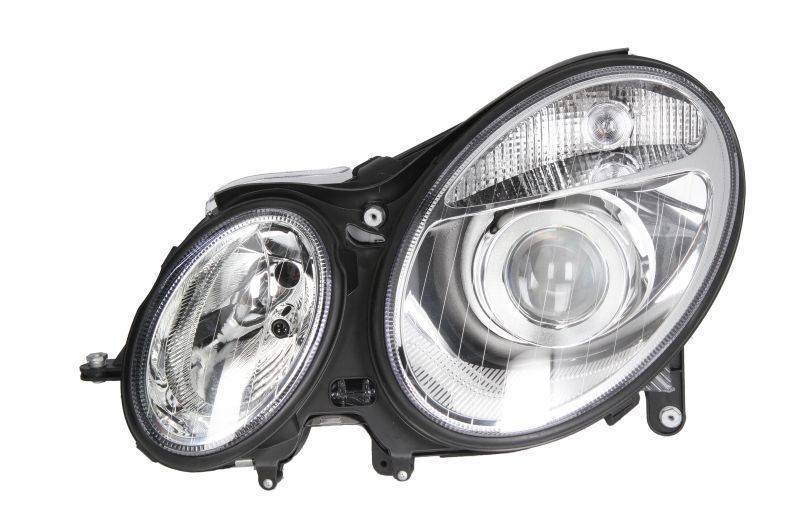 Far Mercedes Clasa E (W211) 03.2002-06.2006, partea Stanga, Tip=Hella; tip bec H7+H7+PY21W+W5W; electric; cu motor, Depo