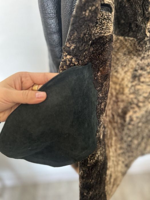 Кожаная куртка с утеплением