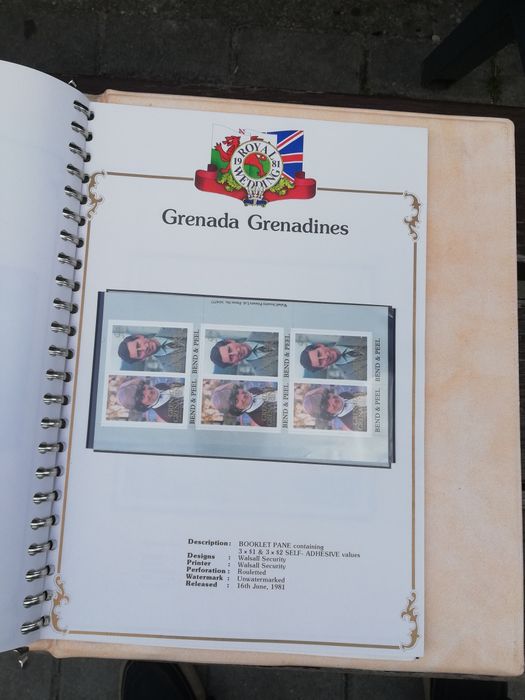 Albume timbre prințesa Diana