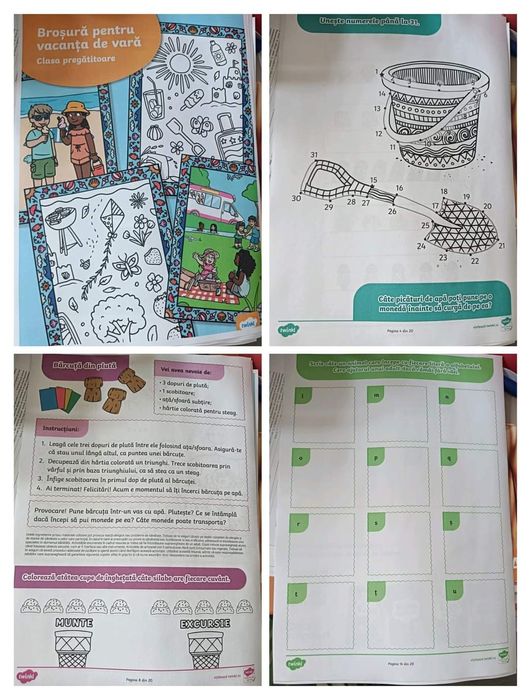 Broșuri de vacanta cu activități