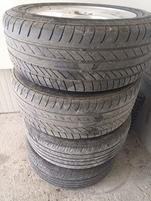 Set jante aliaj Mercedes cu anvelope de vara 205/55/r16