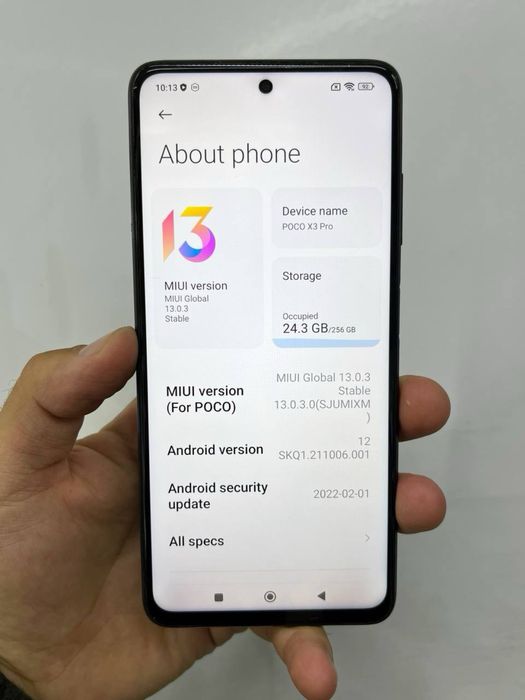 PUL ZARURLIGI UCHUN SOTYAPMAN Xiaomi Poco x3 pro 12/256 sotiladi