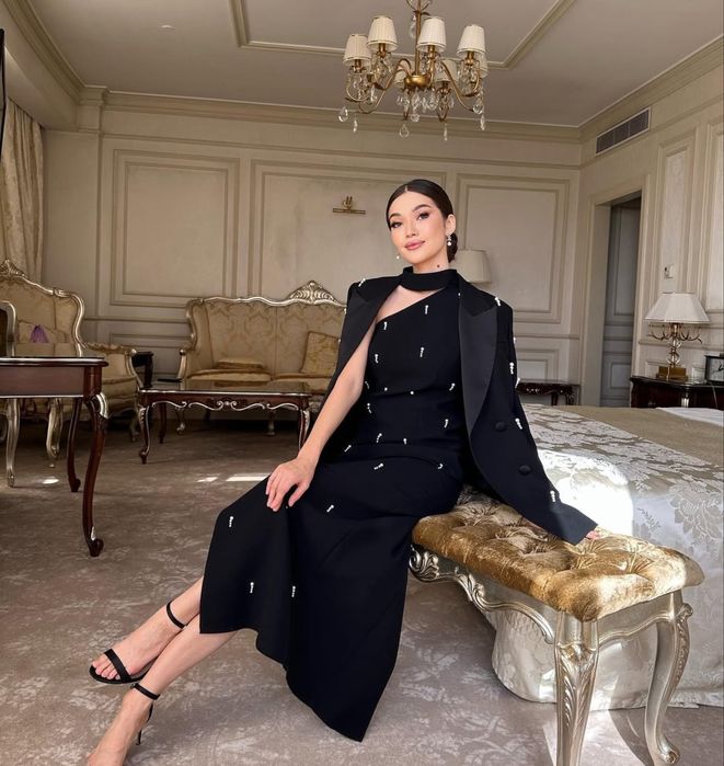 Платье+ пиджак (двойка), 42 размер