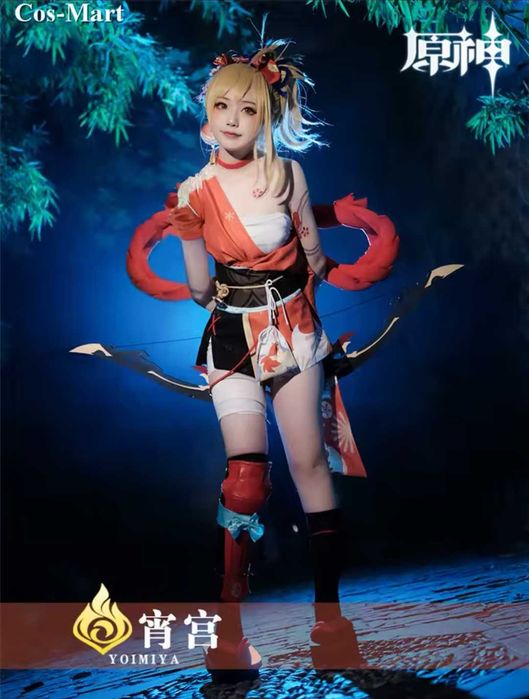 Yoimiya Cosplay Costume Genshin Impact