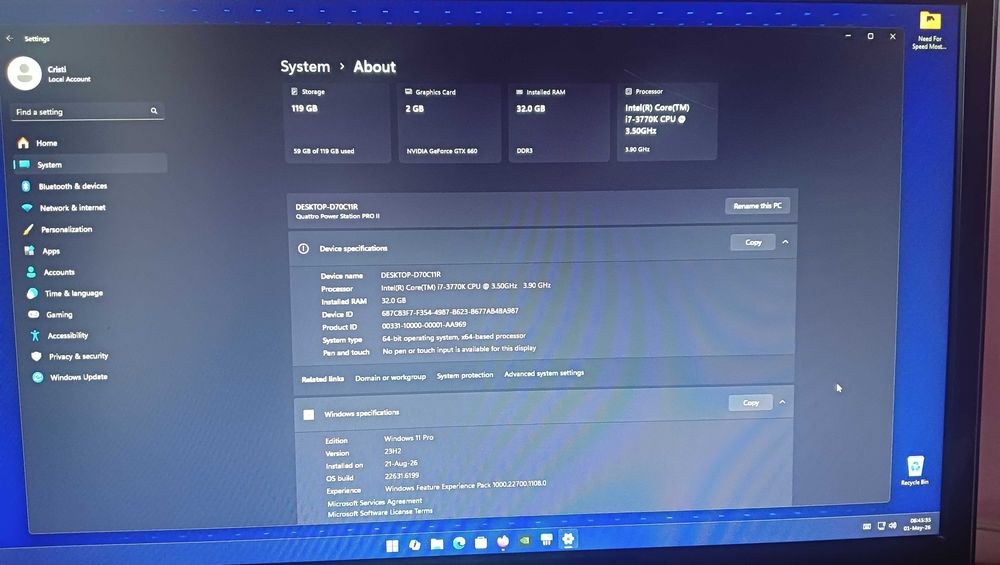 pc functional i7 gen 3