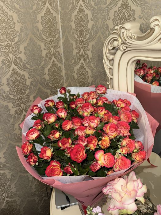 Букет розы свежие