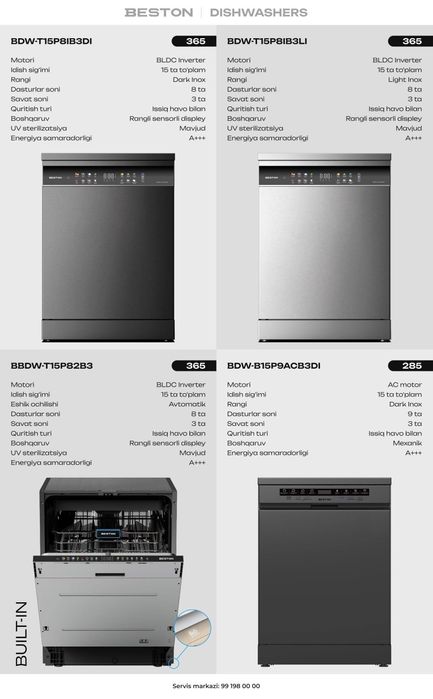 Посудомоечная машина Beston на 15 персон