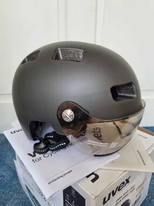 Casca bicicleta Uvex Rush visor noua
