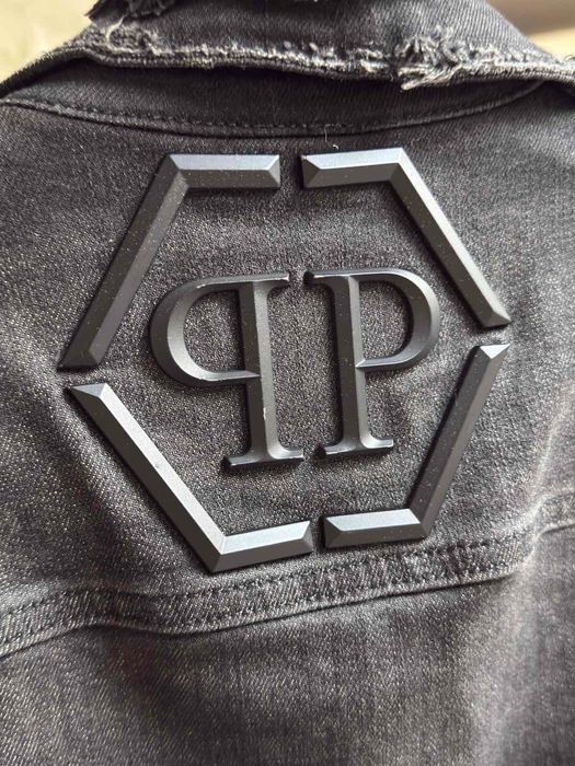 Дънково яке РР, черно-сиво, s размер