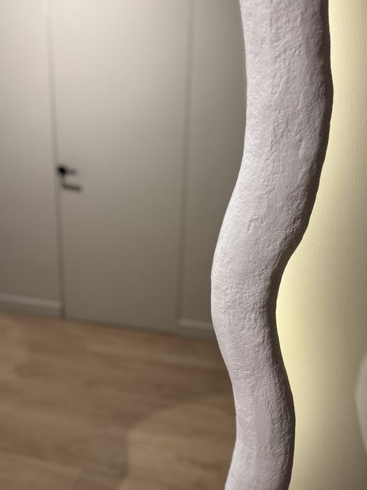 Oglinda decorativa/Oglinda LED stil wabisabi
