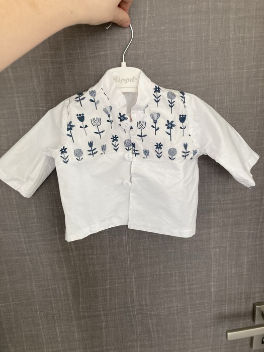 Costum botez/eveniment/zi nastere baiat 6-9 luni 68-74