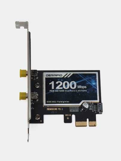 PCE-AX1800S-PCI-E Wifi 6 Двухдиапазонная PCI WiFi+Bluetooth ПК адаптер