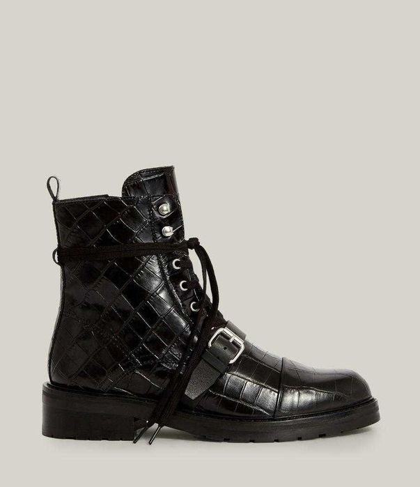 AllSaints Donita Botine piele cu șireturi dama