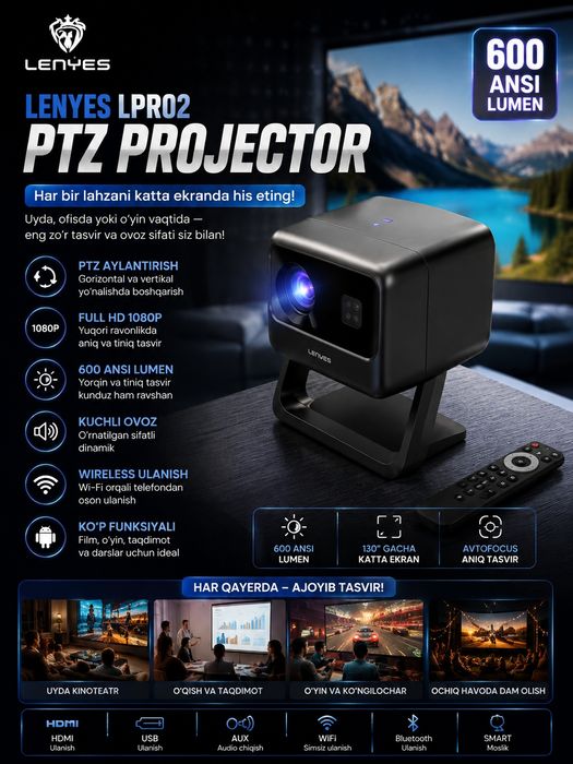 Android Projektor Lenyes LPR02