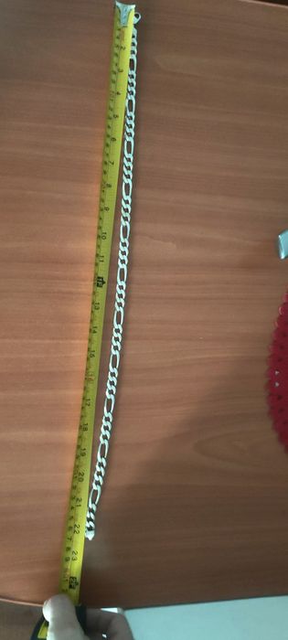 Lant argint masiv  barbati cuban chain si italian style pentru cunoaca