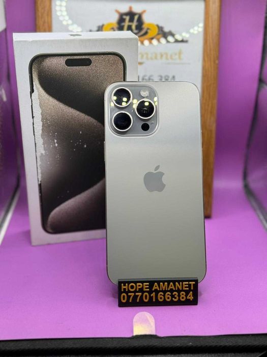 HOPE AMANET P2 - Iphone 15 Pro Max /  256GB / Baterie 85%