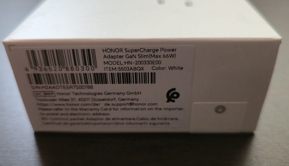 Incarcator original Honor SuperCharge 66W + cablu usbC Magic V 200 400