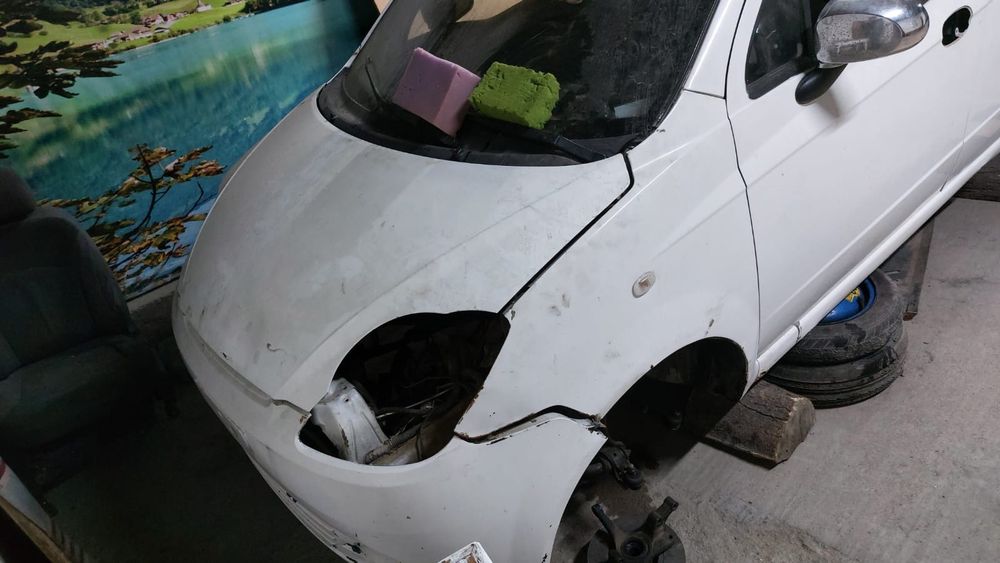 Матиз на разборе