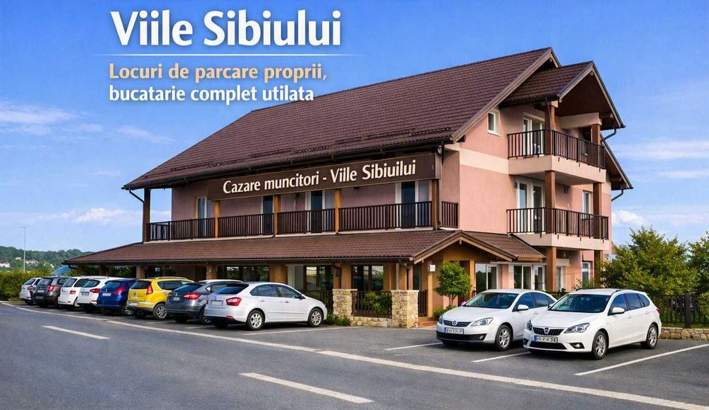 Cazare Muncitori — Camere cu Baie, Bucătărie, Terasă