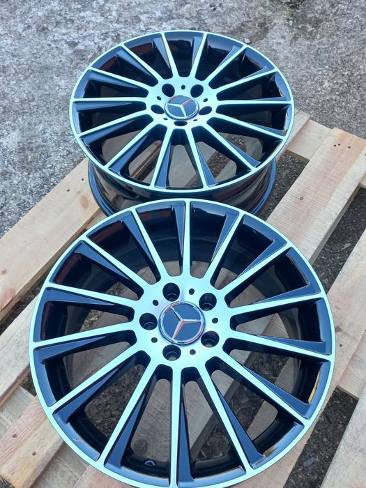 18"Мерцедес ///AMG 7.5ж ет35 A B C CLA GLA GLB Black Polish
