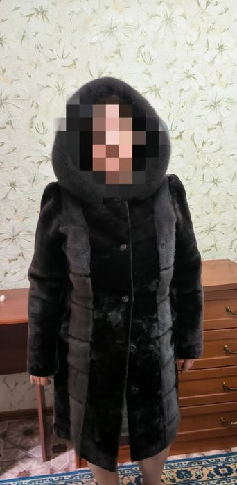 Продам шубу натуральная цигейка