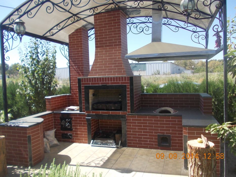 ЛЕТНИЕ КУХНЯ .Барбекю. Очаги. Гарантия 5 лет.