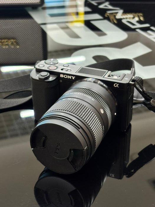 sony zv e-10 с объектив sigma 18-50