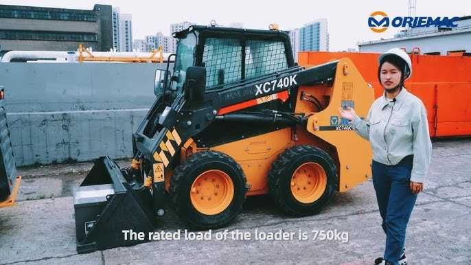 Мини-погрузчик XCMG XC740K — Ваш универсальный солдат! 0,4 куба