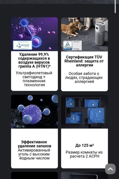 Очиститель Воздуха Xiaomi Smart Air Purifier Elite, 4 Pro, 4  EU  2026