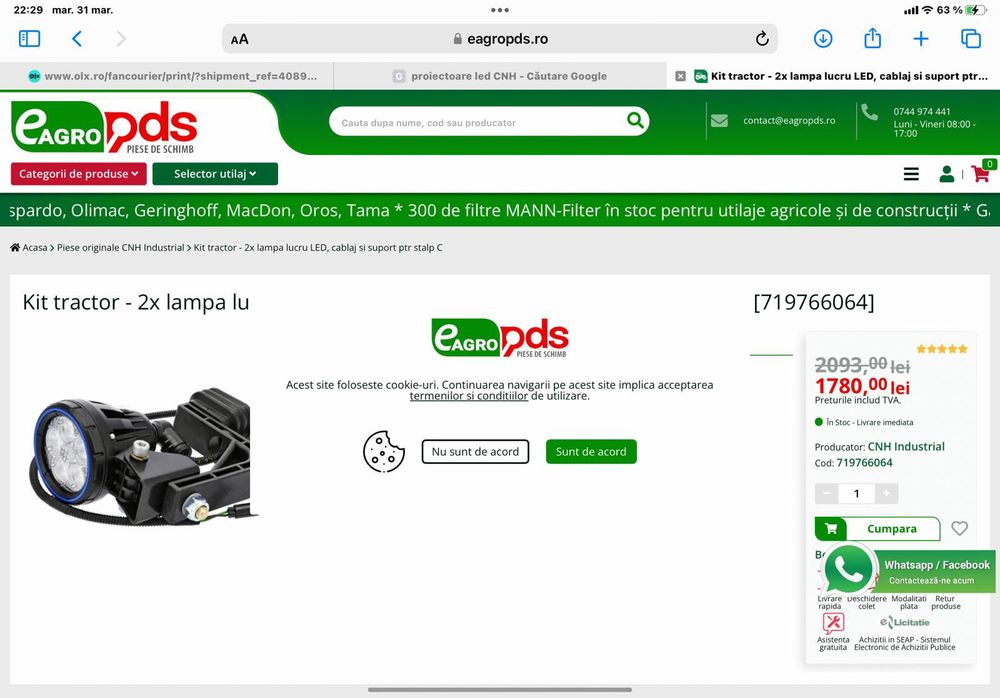 Proiectoare Weldex CNH
