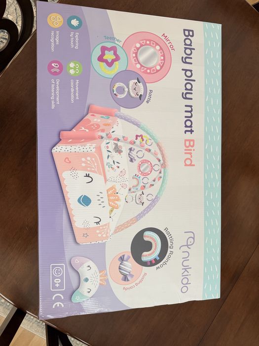 Salteluta de joaca educativa cu activitati 3 in 1 Nukido