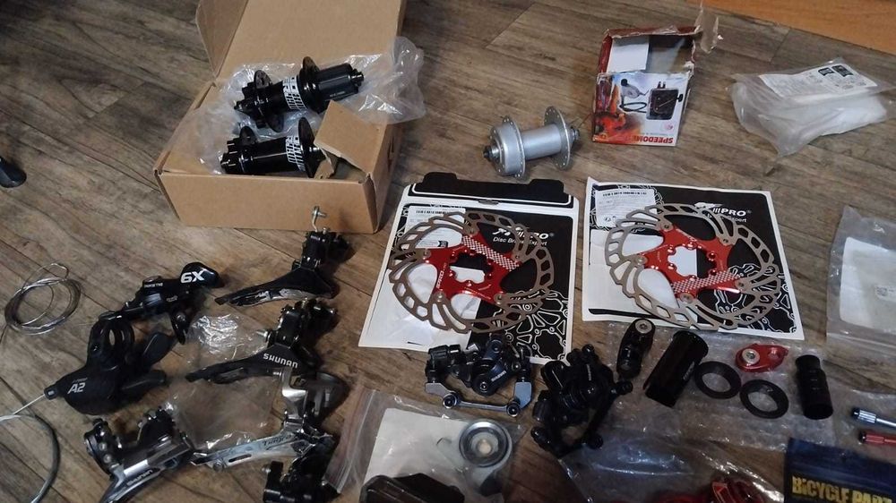 Вело запчасти новые и б у