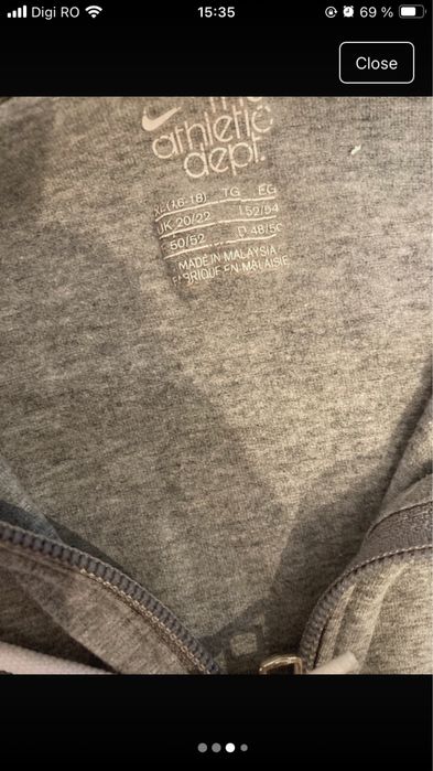 Hanorac nike marime M dama