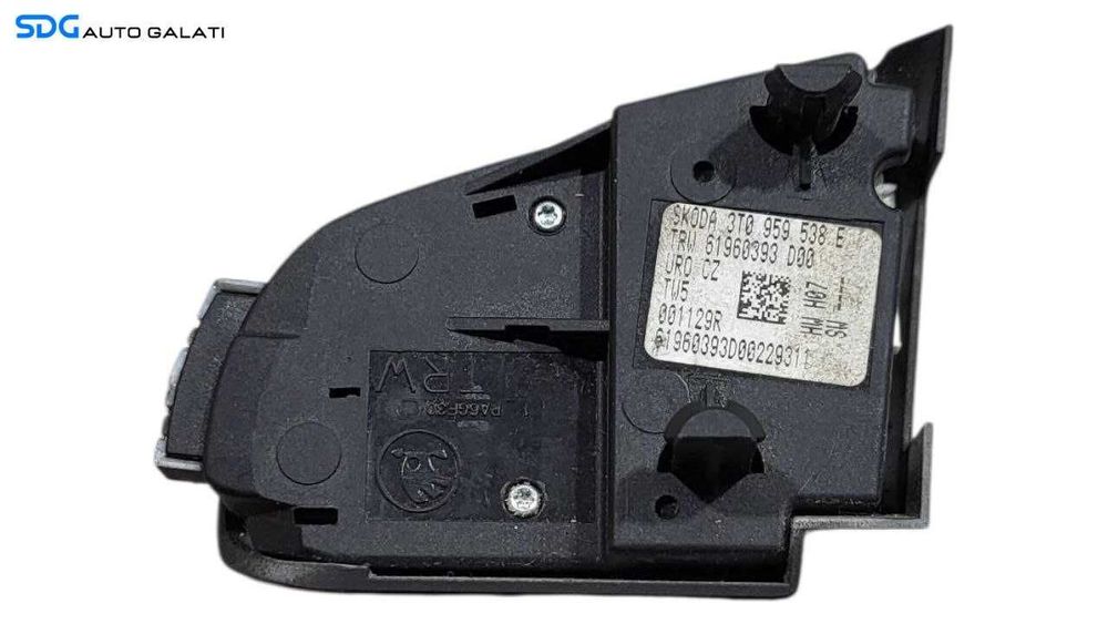 Buton Dreapta Comanda Comenzi Telefon Radio de pe Volan Skoda Superb 2 2008 - 2015 Cod 3T0959538E [L7571]