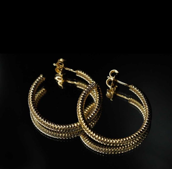 Позлатени сребърни халки