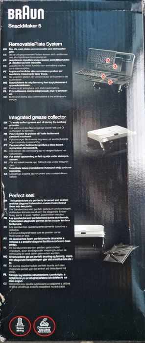 Sandwich-maker - Grill - Gofre - BRAUN SnackMaker 5