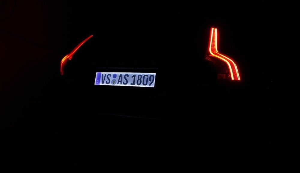 Suport numar auto cu leduri