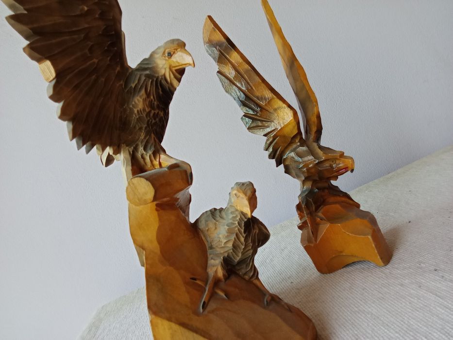 Сувениры из дерева ёлочные игрушки Дед морозы СССР