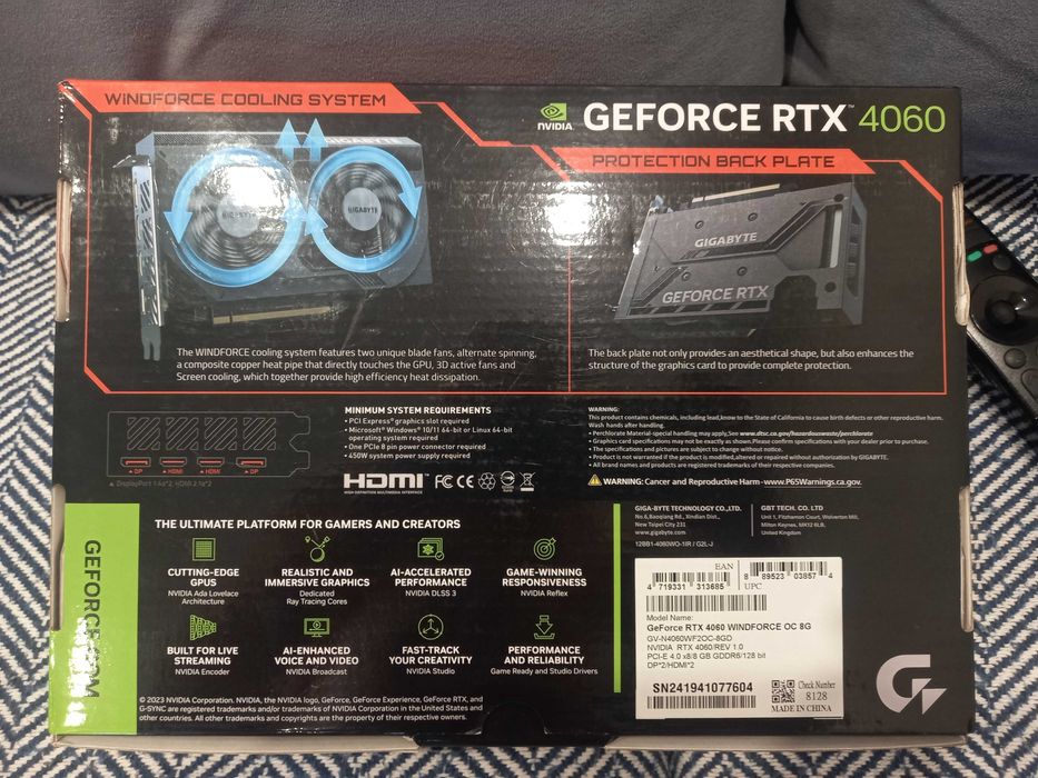 Видеокарта RTX4060