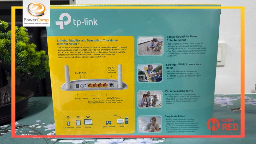 Модем TP-Link TD-W8961N V5/ADSL2+/Wi-Fi