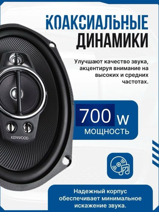 kenwood 700w 2ta qovun kalonka yangi 4ta pishalkali super sfat baquvat