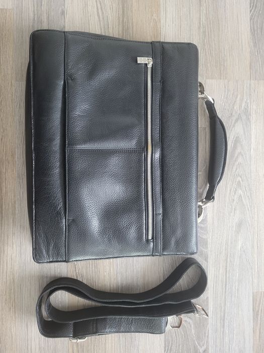 Geanta business servieta Piquadro din  piele