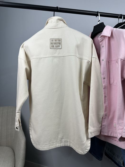 Дамска дълга дънкова риза - яке в 4 цвята