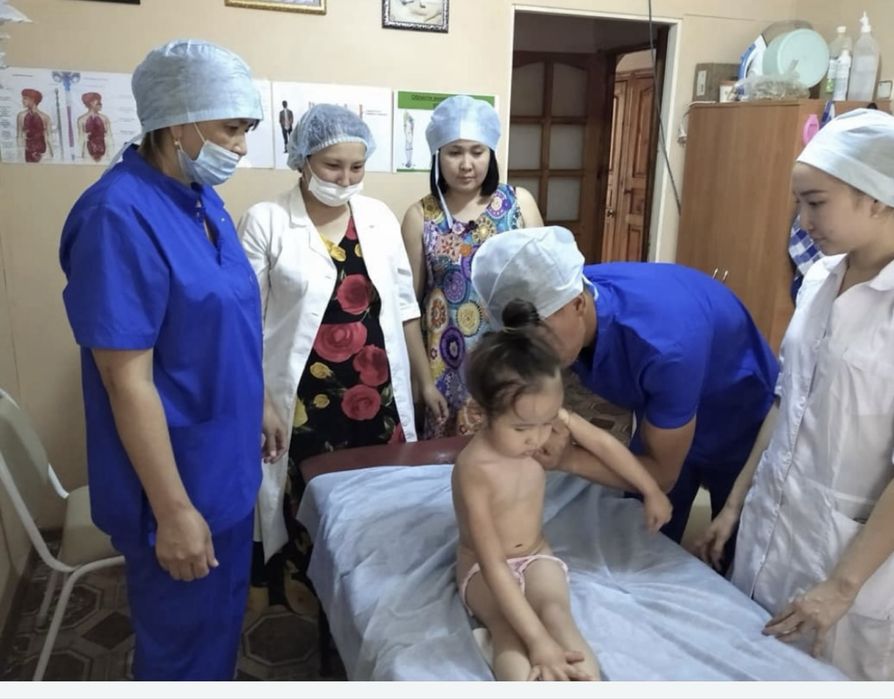 Детский( сәбилер) массаж емі, электрофорез парафин