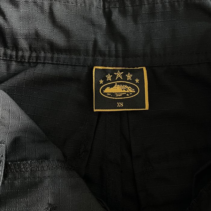 Corteiz cargos black and white