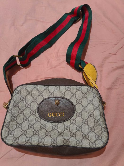Gucci чанта Neo Vintage Camera Messenger Bag GG Coated Canvas