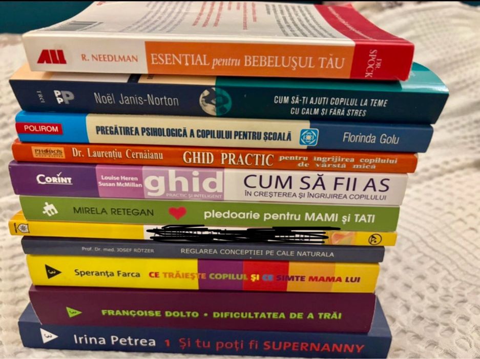 Cărți de parenting, psihologie și alimentația copilului