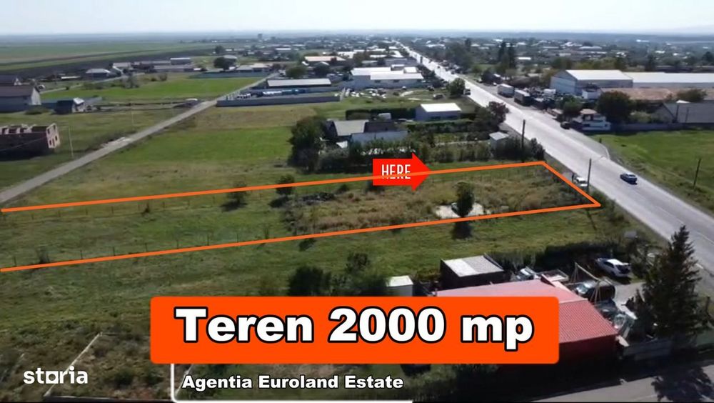 Teren intravilan 2000mp.- Posta Cilnau