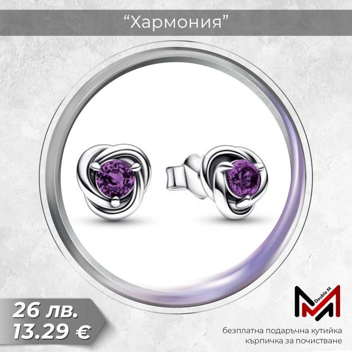 Сребърни Обеци..